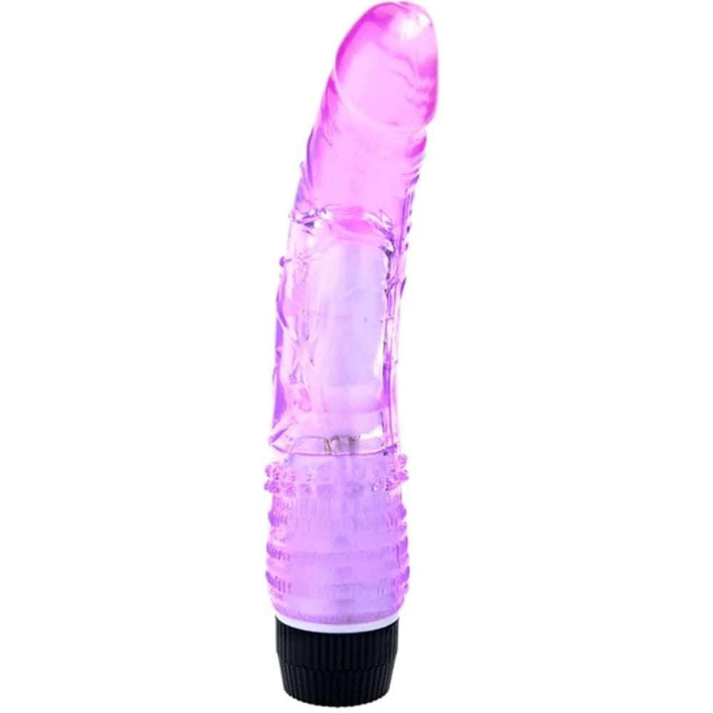 Jellies Dildo Vibes Multispeed Vibrator Titreşimli Penis Purple