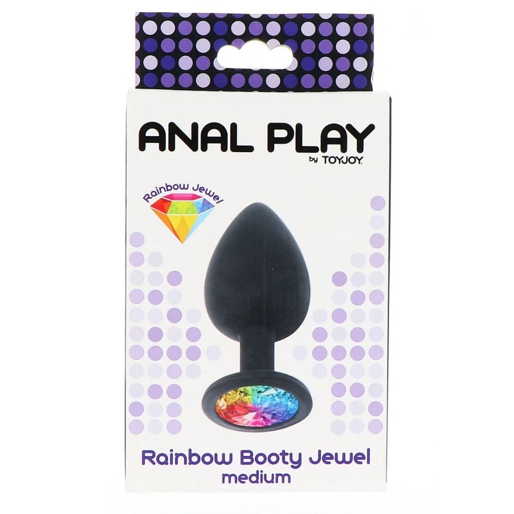 ToyJoy Anal Play Rainbow Booty Jewel Anal Plug Medium