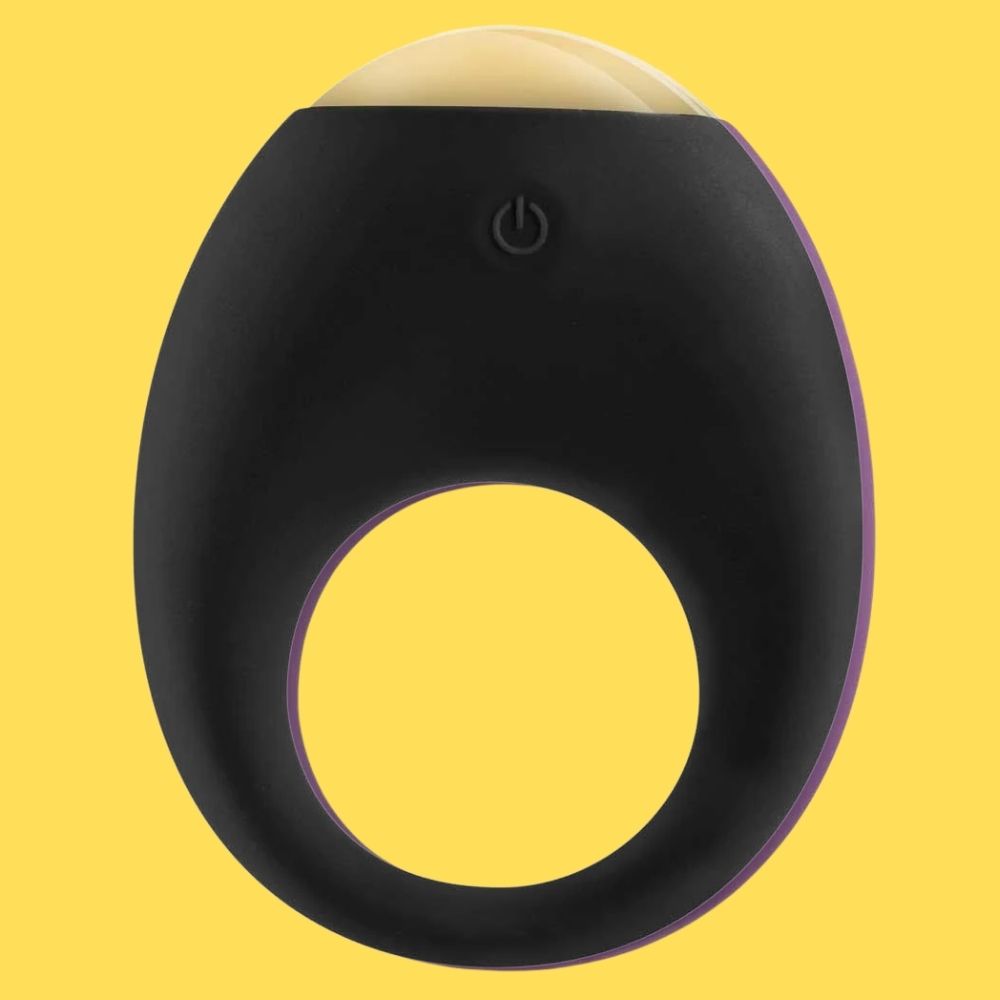 ToyJoy Luz Eclipse Vibrating Cock Ring Titreşimli Penis Halkası Black