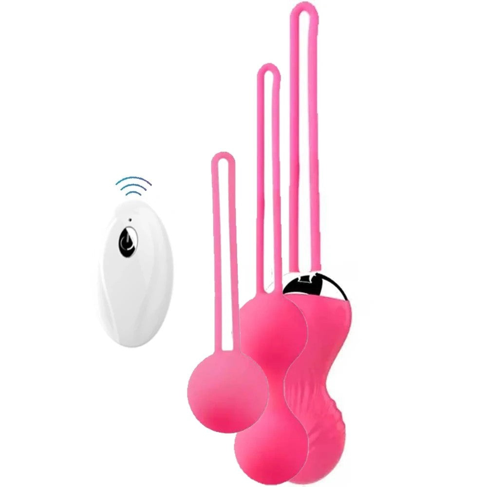 Love Tighten Balls Kegel Exercise Massager Egg Vibrator Peach