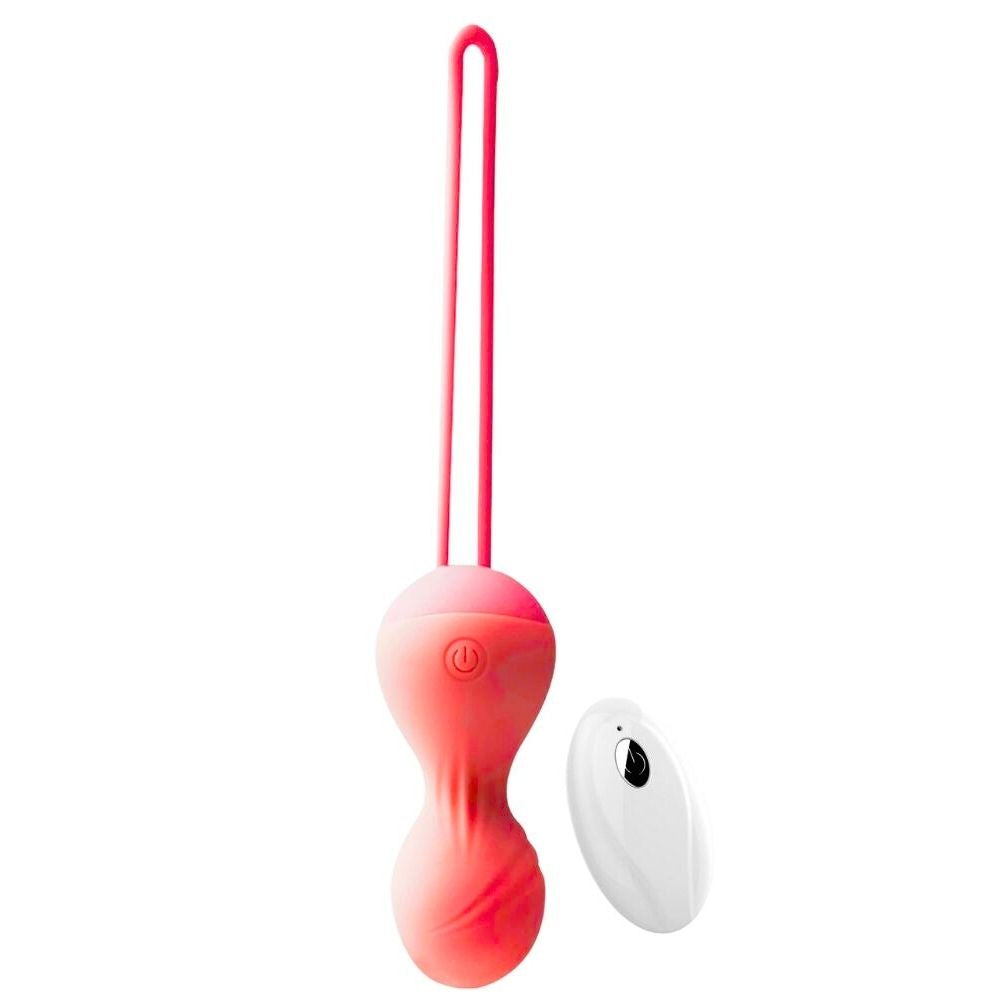 Love Tighten Balls Kegel Exercise Massager Egg Vibrator Peach