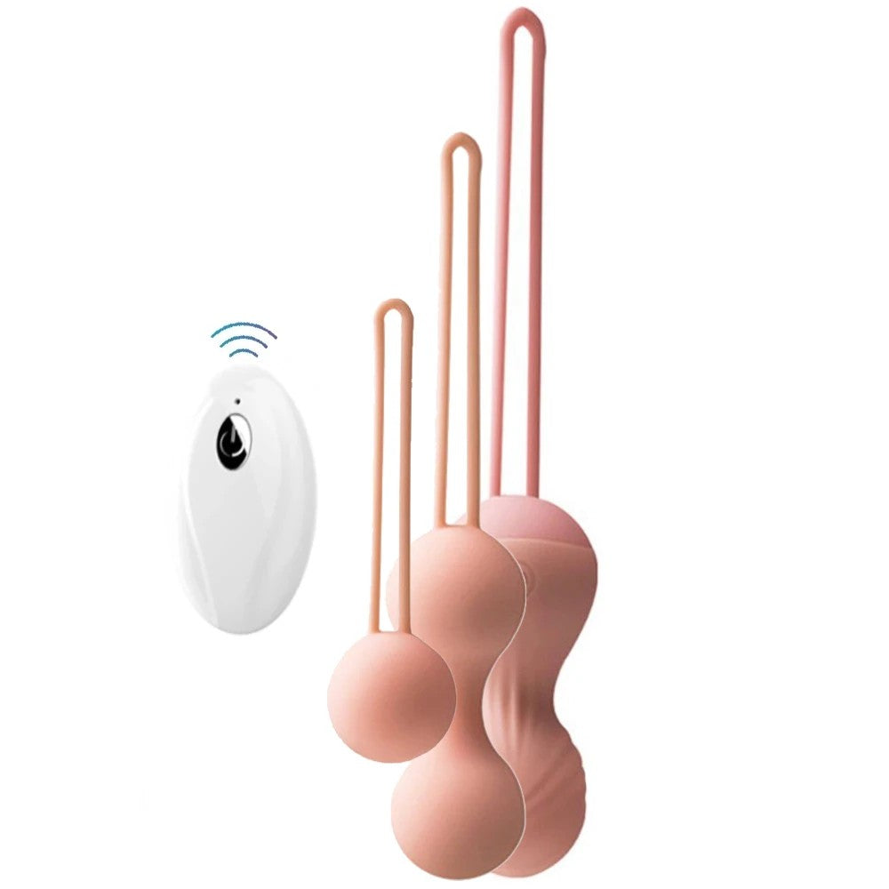 Love Tighten Balls Kegel Exercise Massager Egg Vibrator Pink