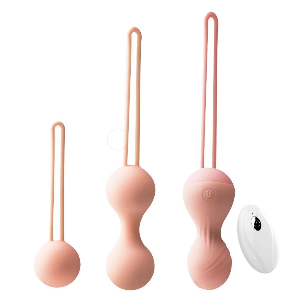 Love Tighten Balls Kegel Exercise Massager Egg Vibrator Pink