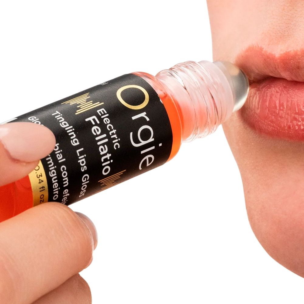 Orgie Electric Fellatio Lips Gloss Tingling Lip Oral Seks Jeli 10 ml.