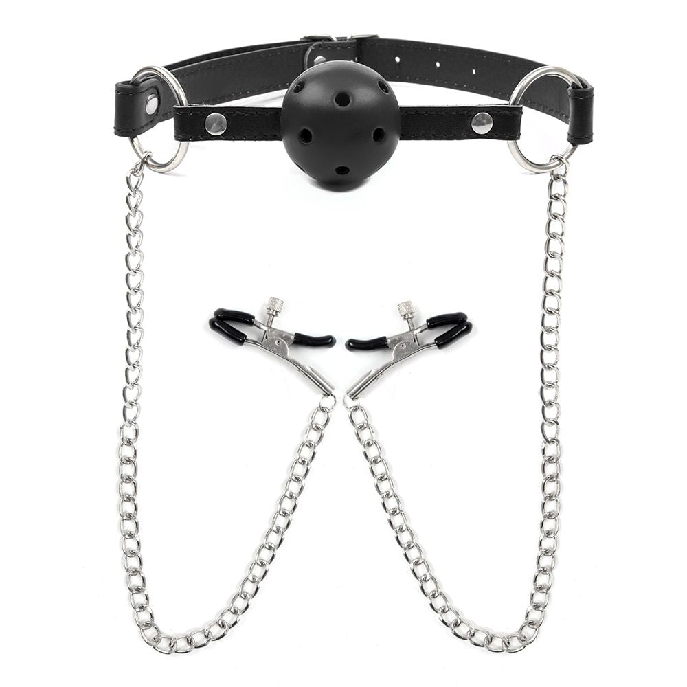 Fetish Fantasy Breathable Ball Gag Göğüs Klipsi