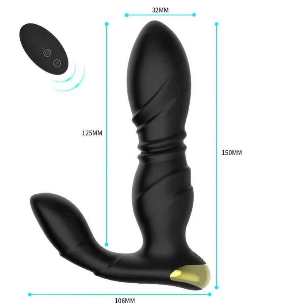 Multiplay Hareketli Prostat Masaj Aleti ve Anal Vibratör