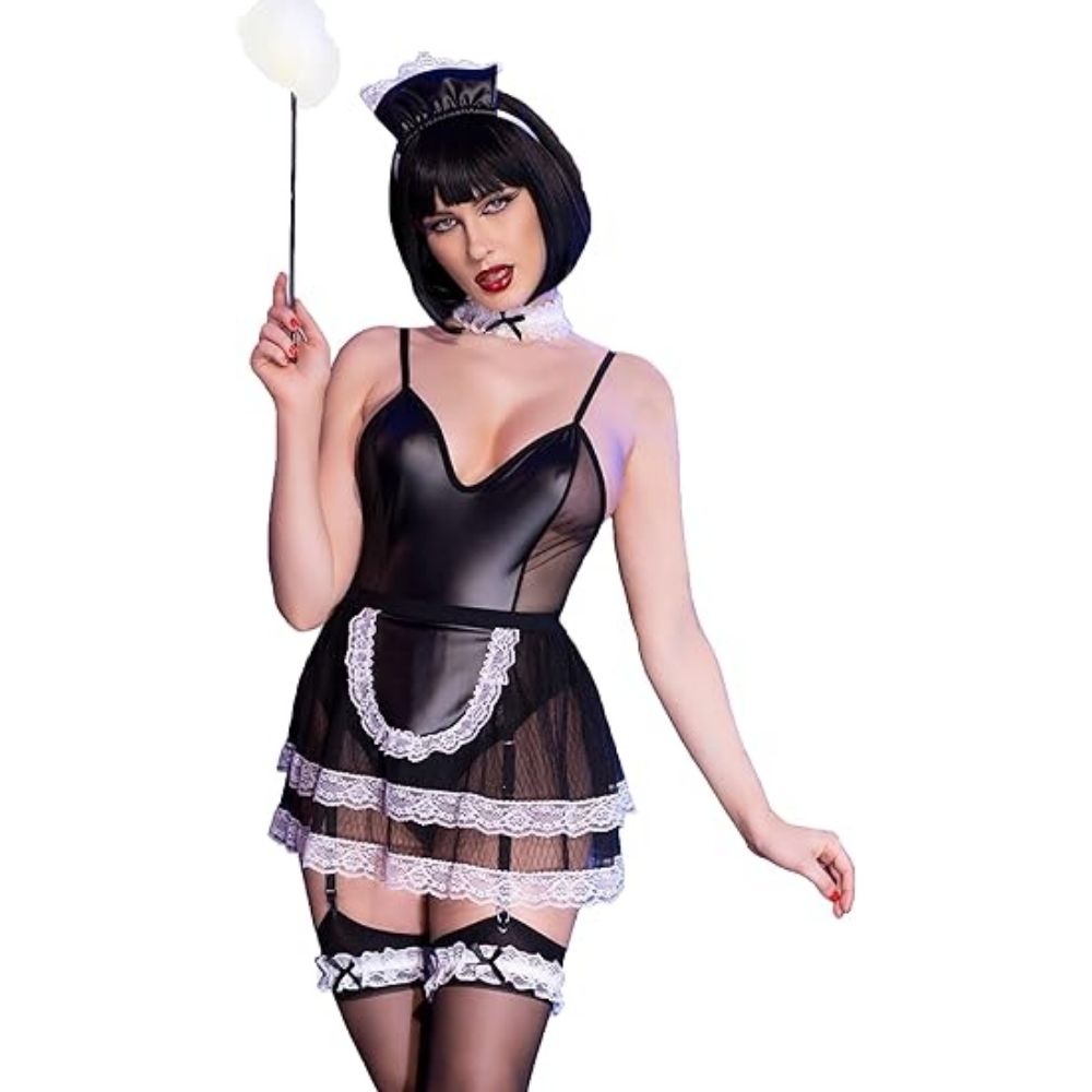 Fantasy Wear Sexy Maid Hizmetçi Kız Kostümü S/M