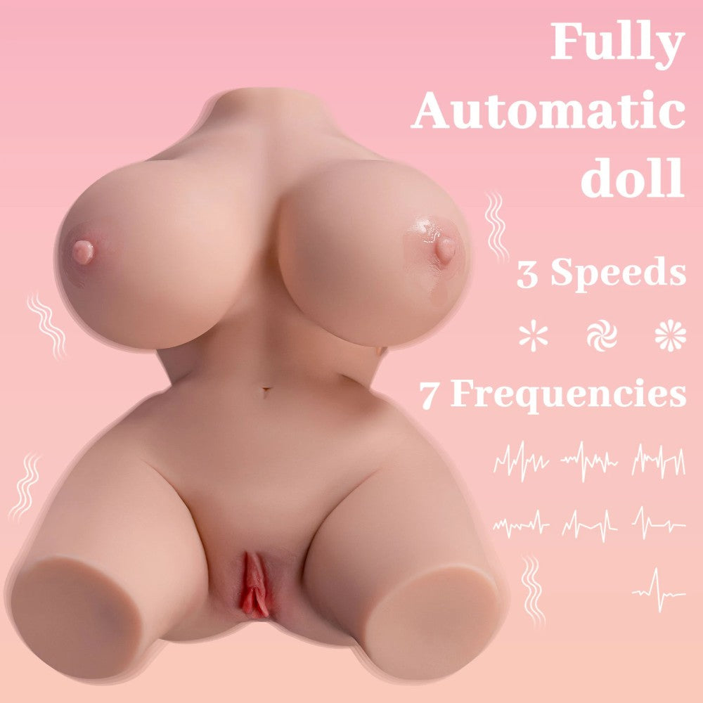 Shequ Frieda Vibrating Doll Titreşimli Yarım Vücut Masturbator SQ-MAV20067
