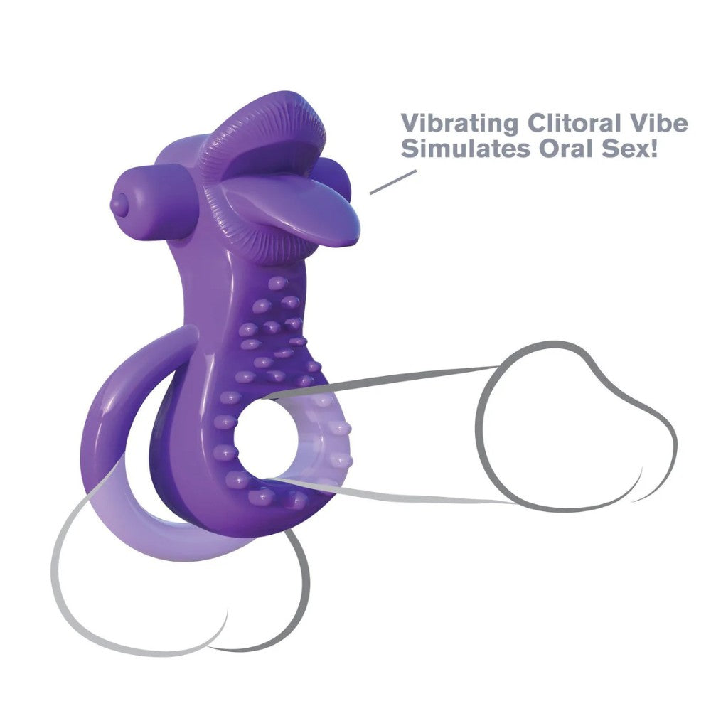 Pipedream Fantasy C-Ringz Lovely Licks Couples Ring