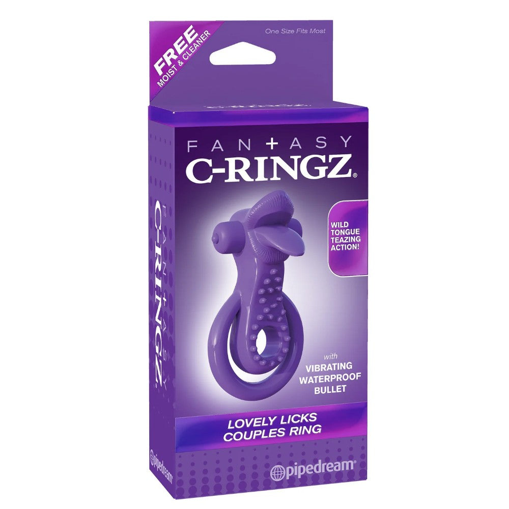 Pipedream Fantasy C-Ringz Lovely Licks Couples Ring