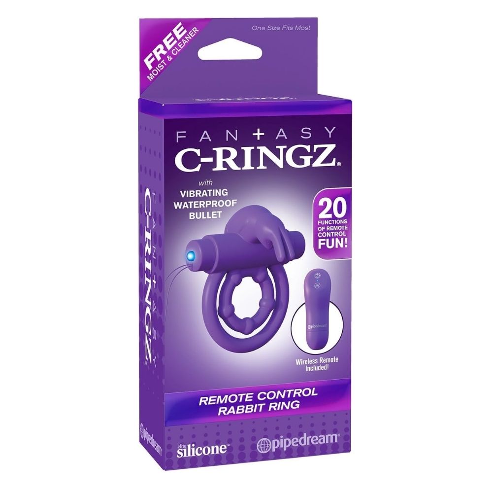Pipedream Fantasy C-ringz Remote Control Rabbit Ring