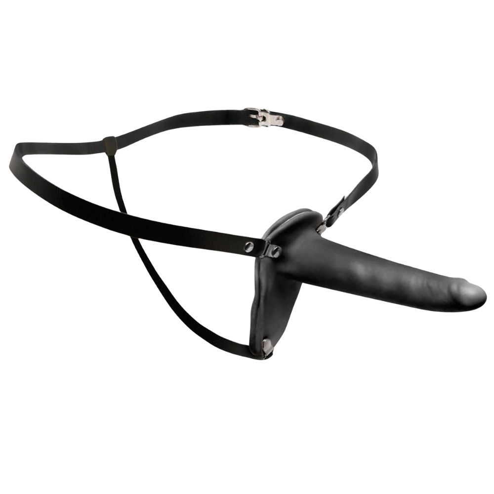 Fetish Fantasy Serisi Beginners Penetrix Strap-On 15 cm Slim Belden Bağlamalı Penis Black