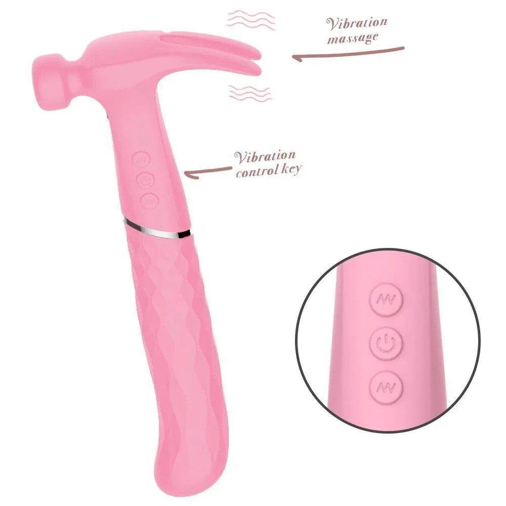Hammer Love Ultra Güçlü Çekiç Vibratör Pink