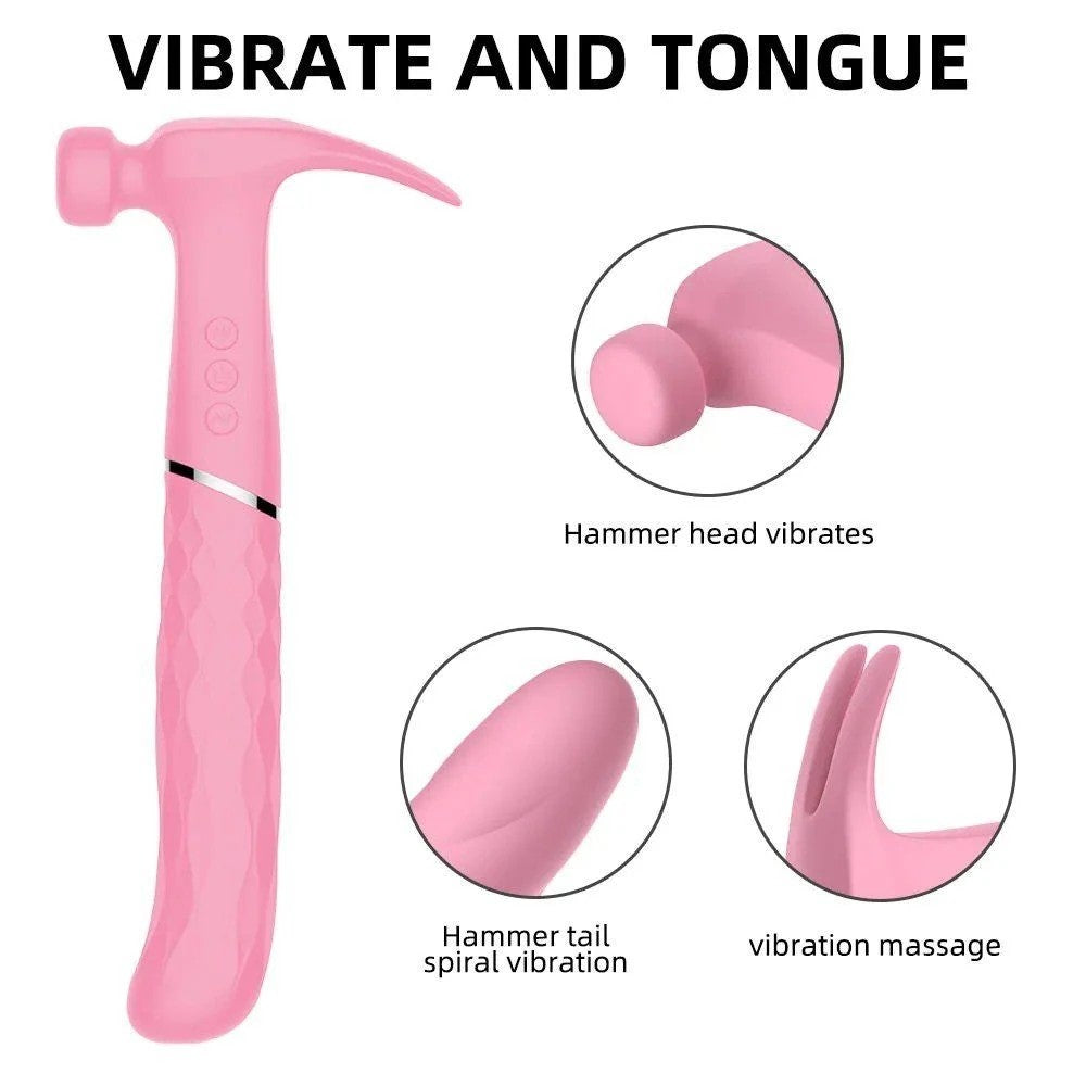 Hammer Love Ultra Güçlü Çekiç Vibratör Pink