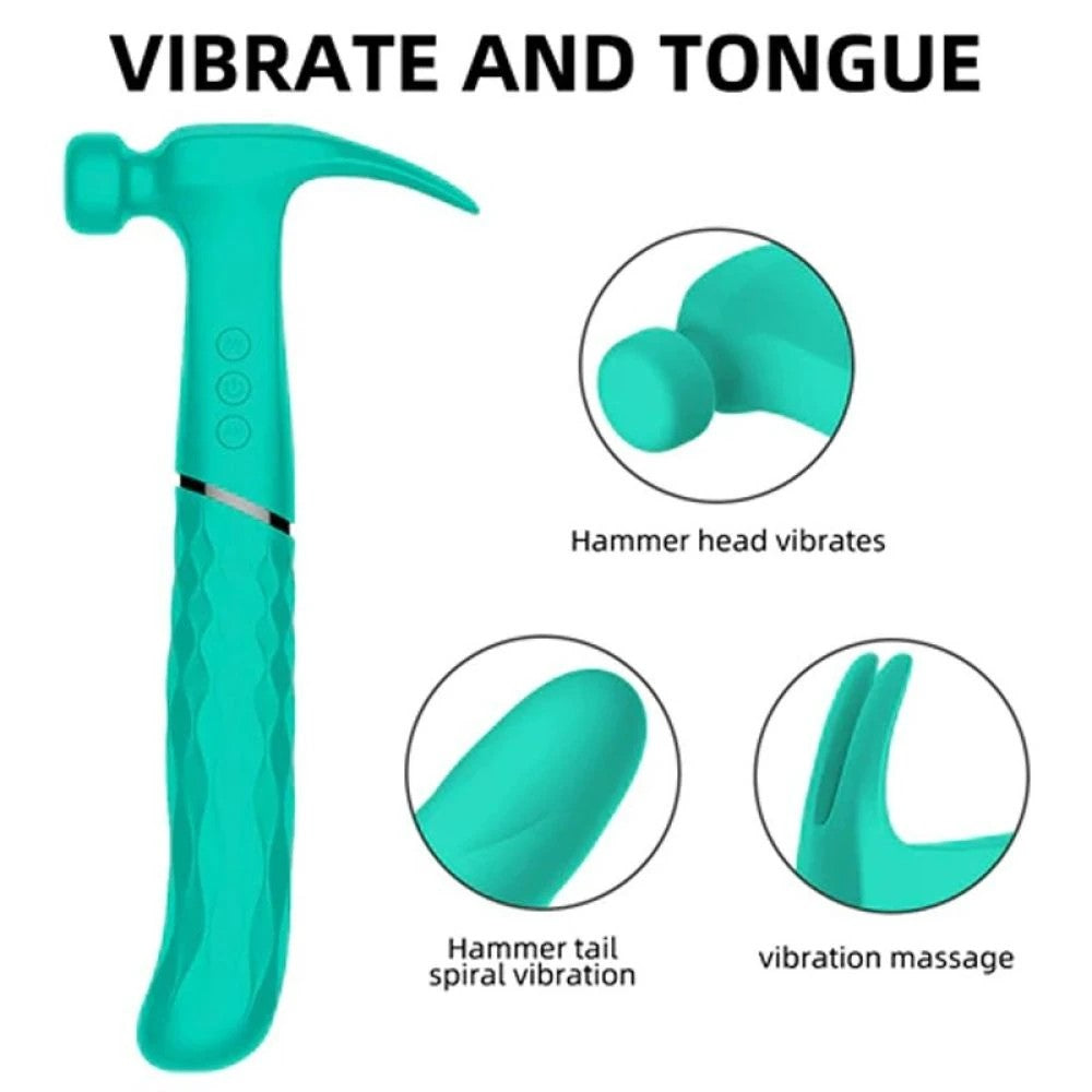 Hammer Love Ultra Güçlü Çekiç Vibratör Green