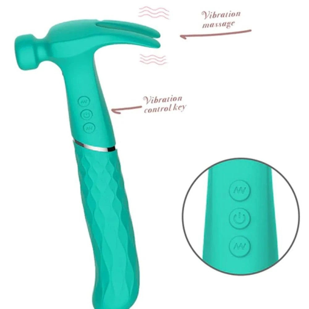 Hammer Love Ultra Güçlü Çekiç Vibratör Green
