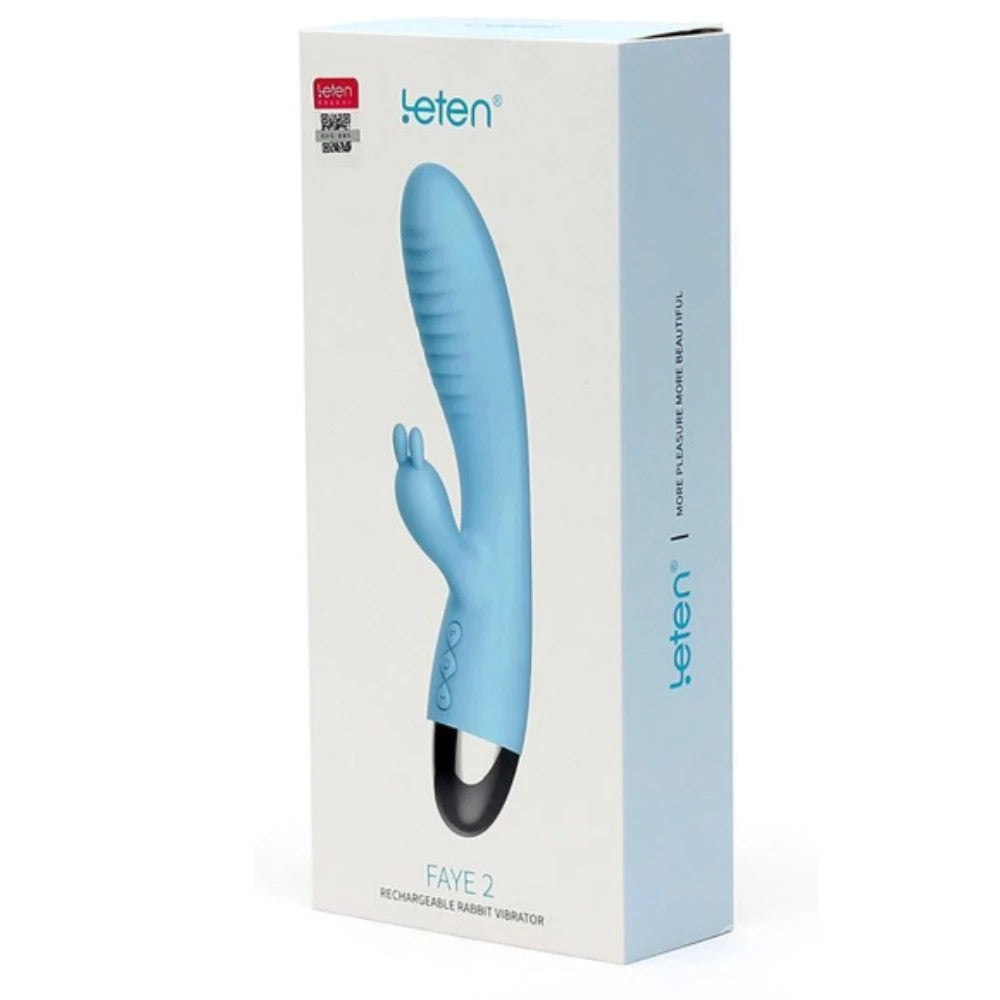 Leten Faye 2 G-Spot Rechegable Rabbit Vibrator