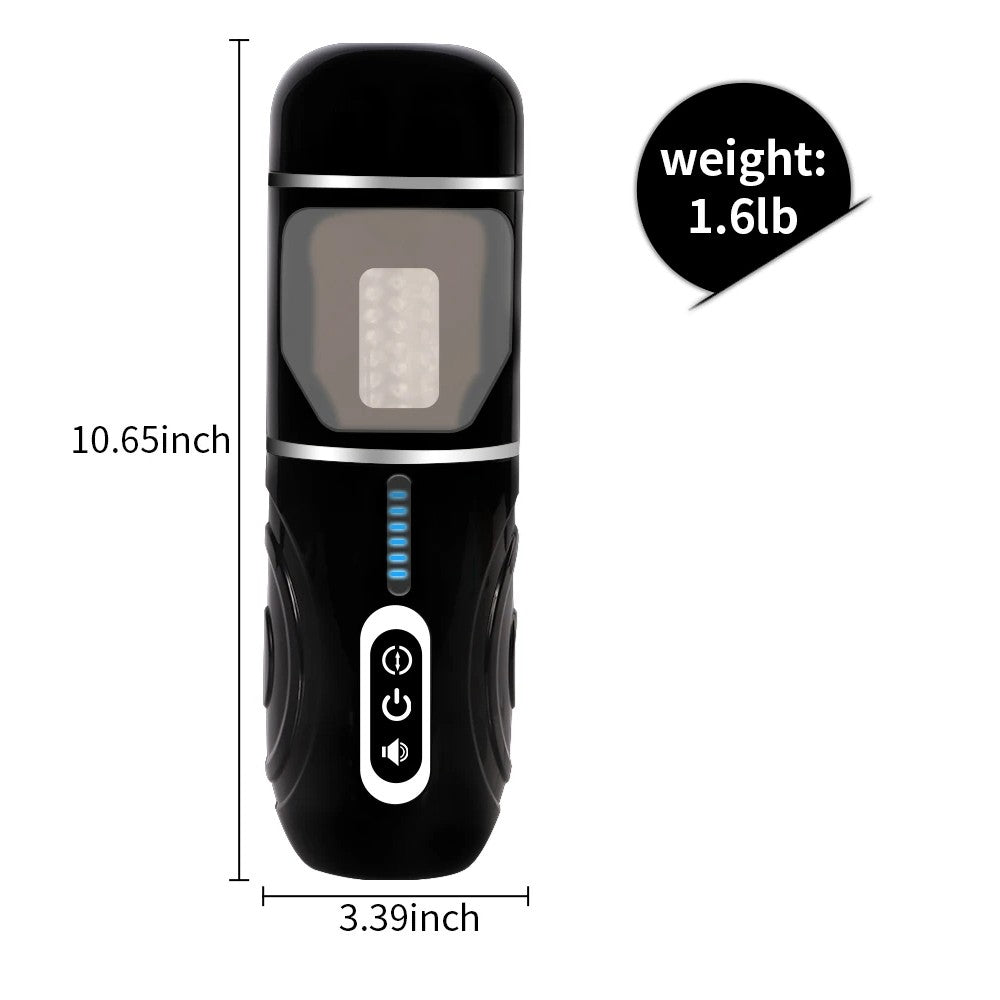 Shequ Gia İleri Geri ve Dönebilen Çift Hareketli Vajina Mastürbatör JC-MA70036