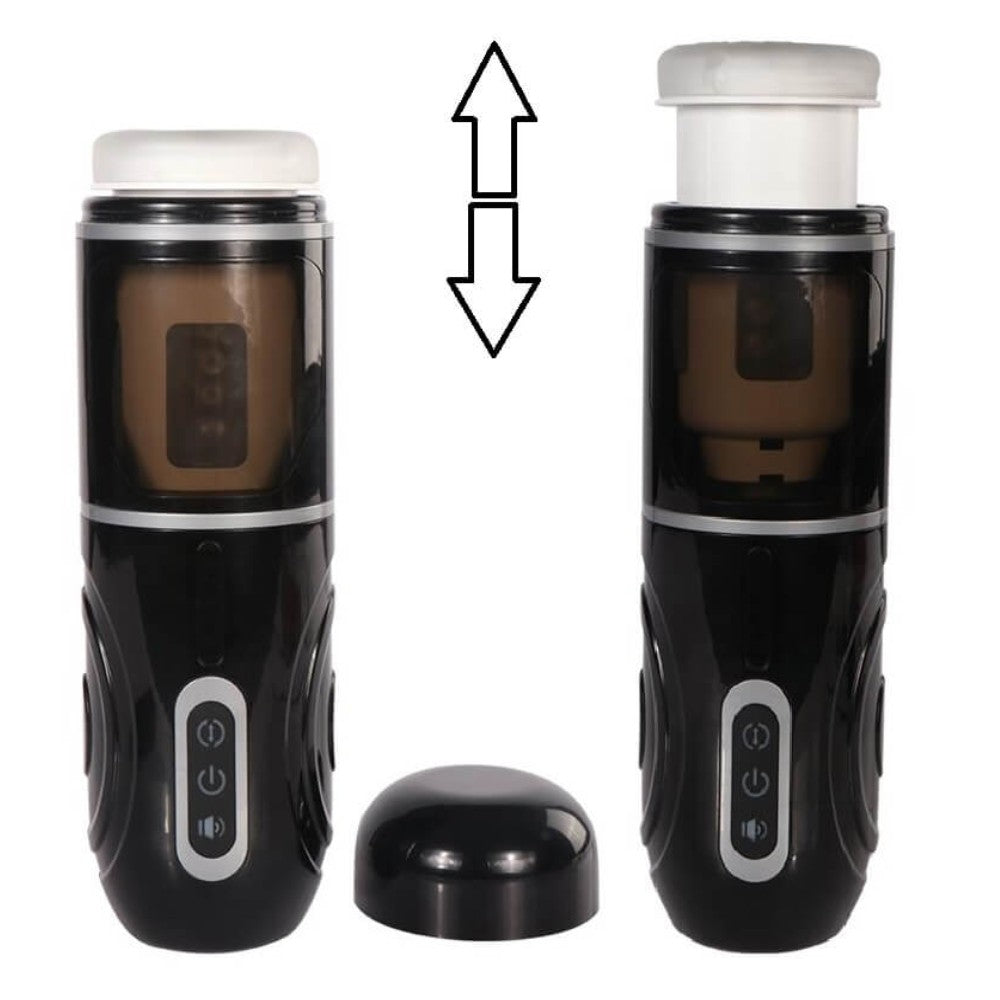 Shequ Gia İleri Geri ve Dönebilen Çift Hareketli Vajina Mastürbatör JC-MA70036