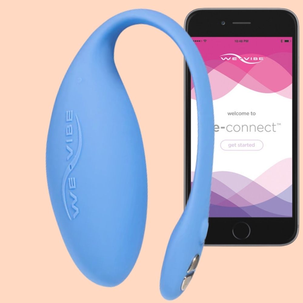 We-Vibe Jive Silicone App Controlled Wearable G-Spot Vibrator Blue
