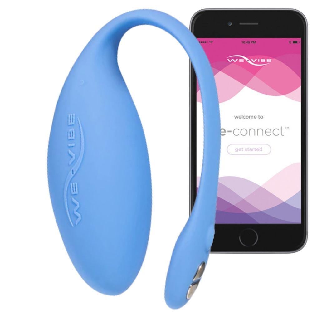 We-Vibe Jive Silicone App Controlled Wearable G-Spot Vibrator Blue