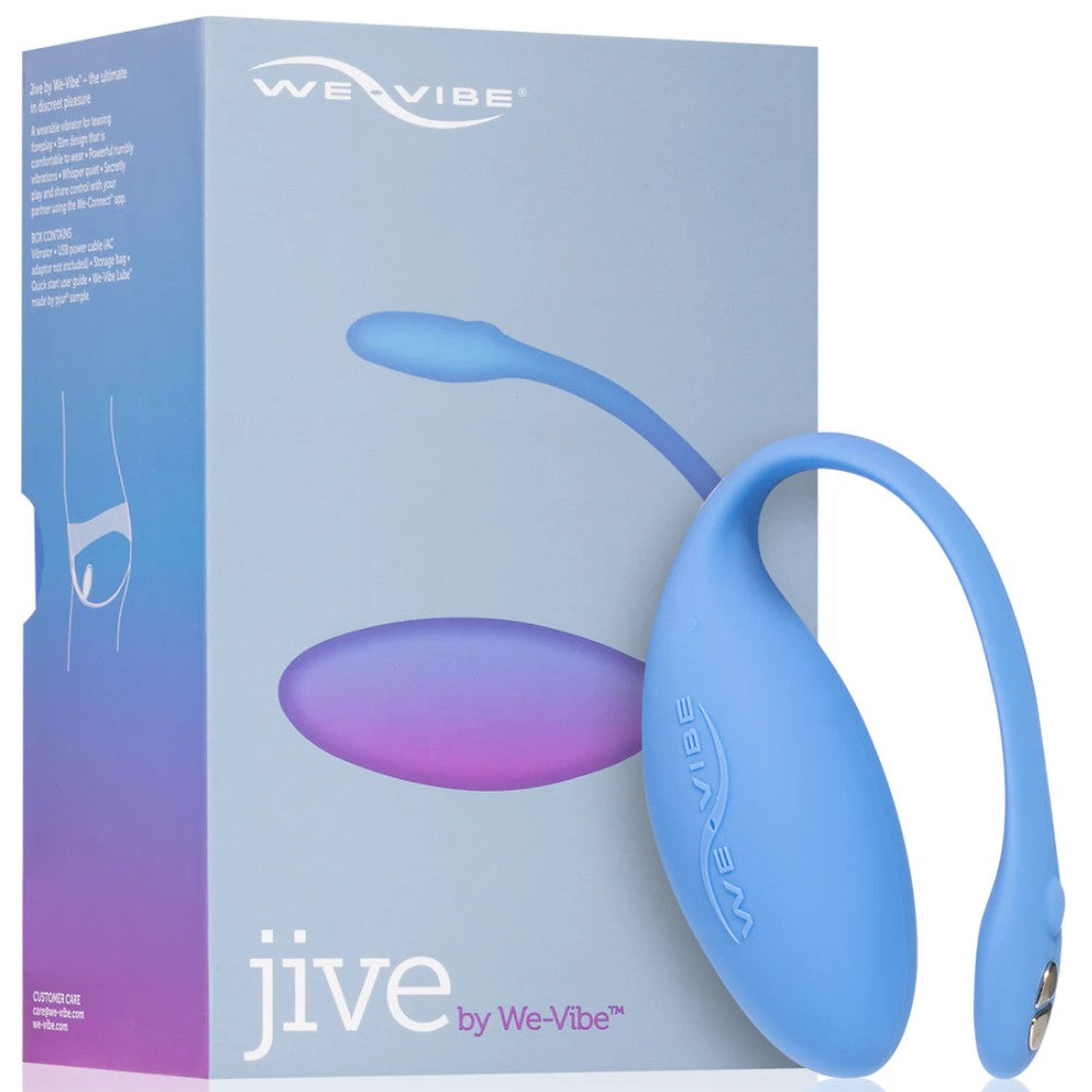 We-Vibe Jive Silicone App Controlled Wearable G-Spot Vibrator Blue
