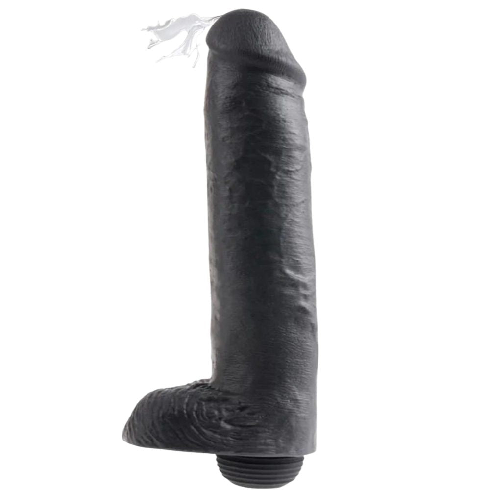 Pipedream King Cock Squirting 11'' Squirting Cock Boşalabilir Dildo Black