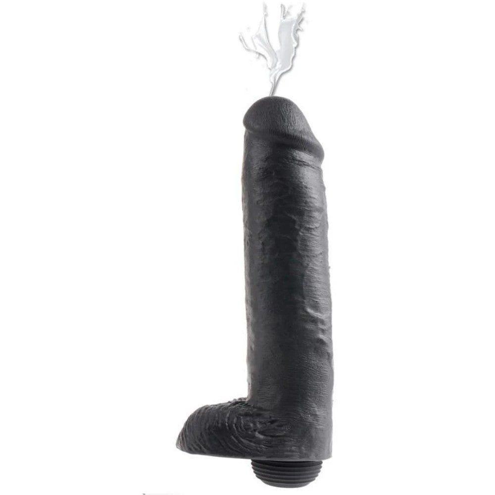 Pipedream King Cock Squirting 11'' Squirting Cock Boşalabilir Dildo Black