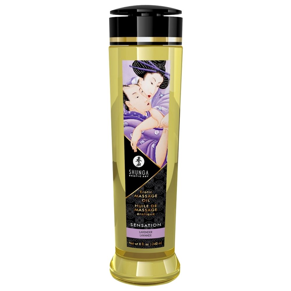 Shunga Erotic Massage Oil Sensation Lavender Masaj Yağı 240 ml