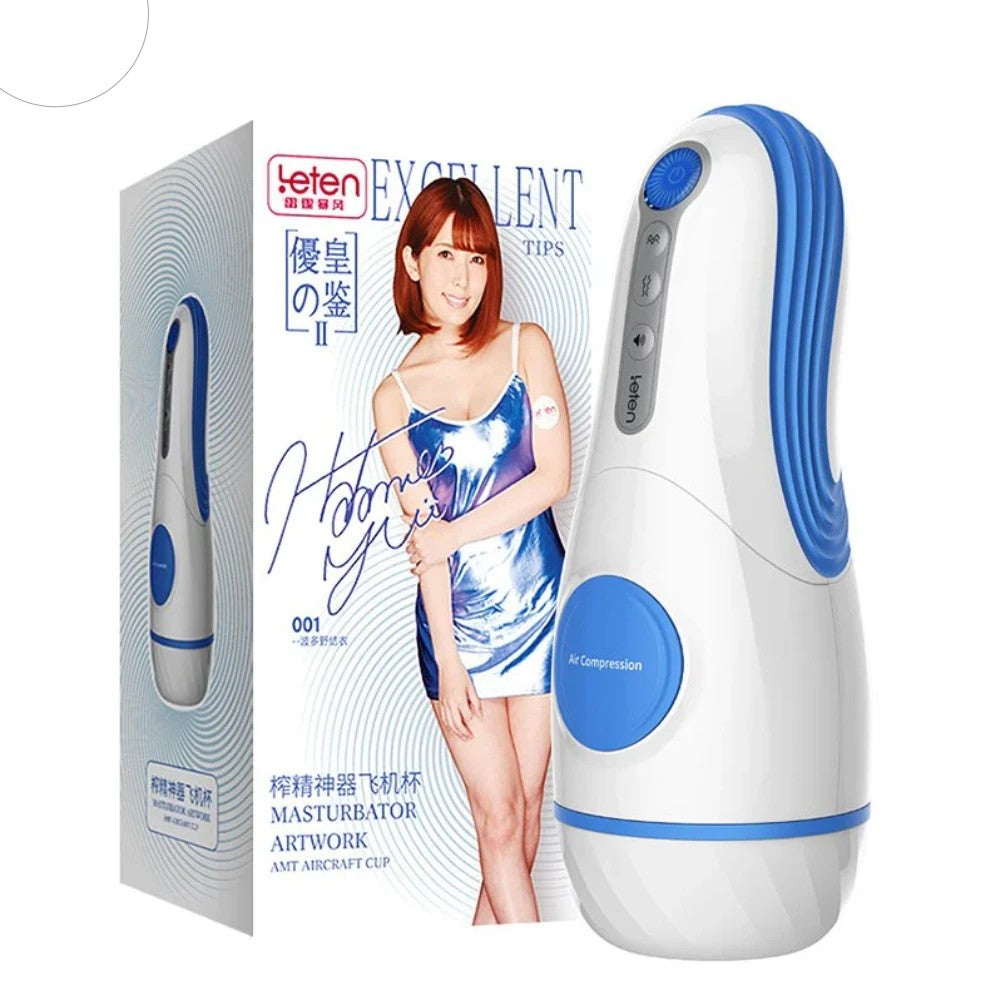 Leten Artwork Simulated Vagina Hava Basınçlı Sesli Masturbator