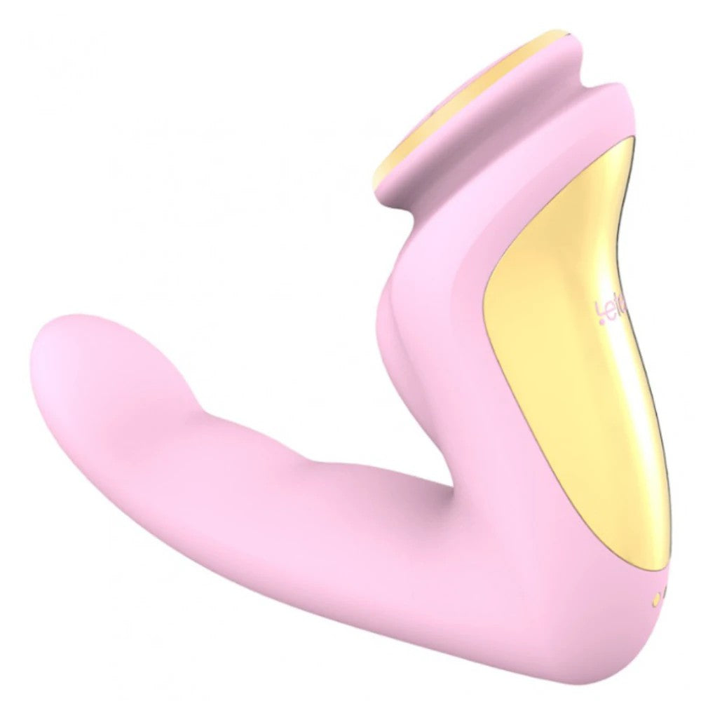 Leten Finger Massager G-spot Isıtmalı Hareketli Vibrator Pink