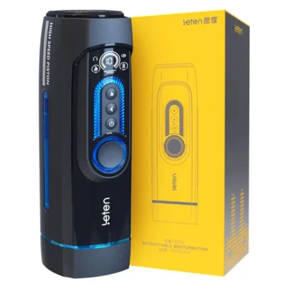 Leten Upgraded Piston X9-IV Male Masturbator Hareketli Vajina Masturbator