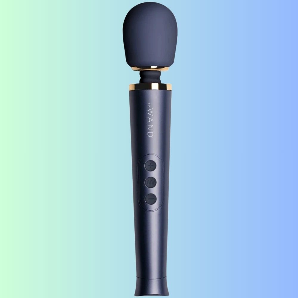 Le Wand Petite Rechargeable Massager Şarjlı Masaj Aleti Vibrator Navy