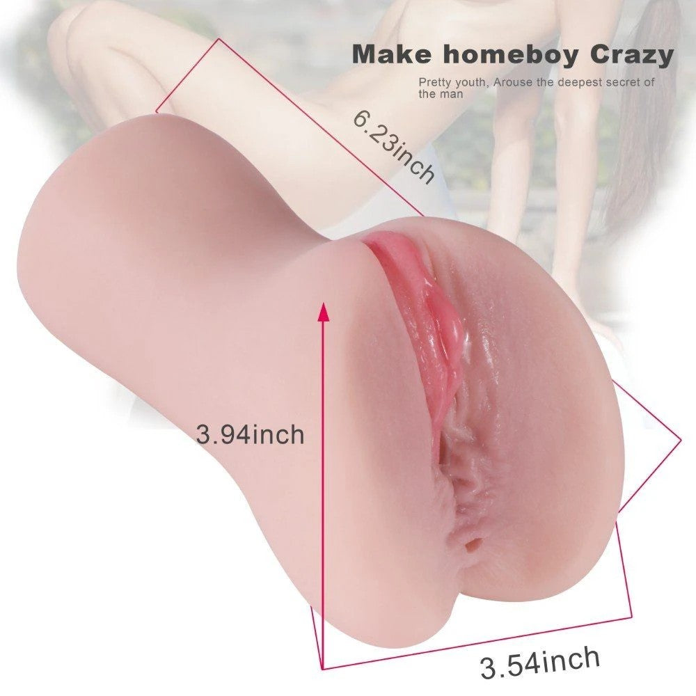 Shequ Linda Anal ve Vajinal Çift Taraflı Realistik Vajina SQ-MA60063