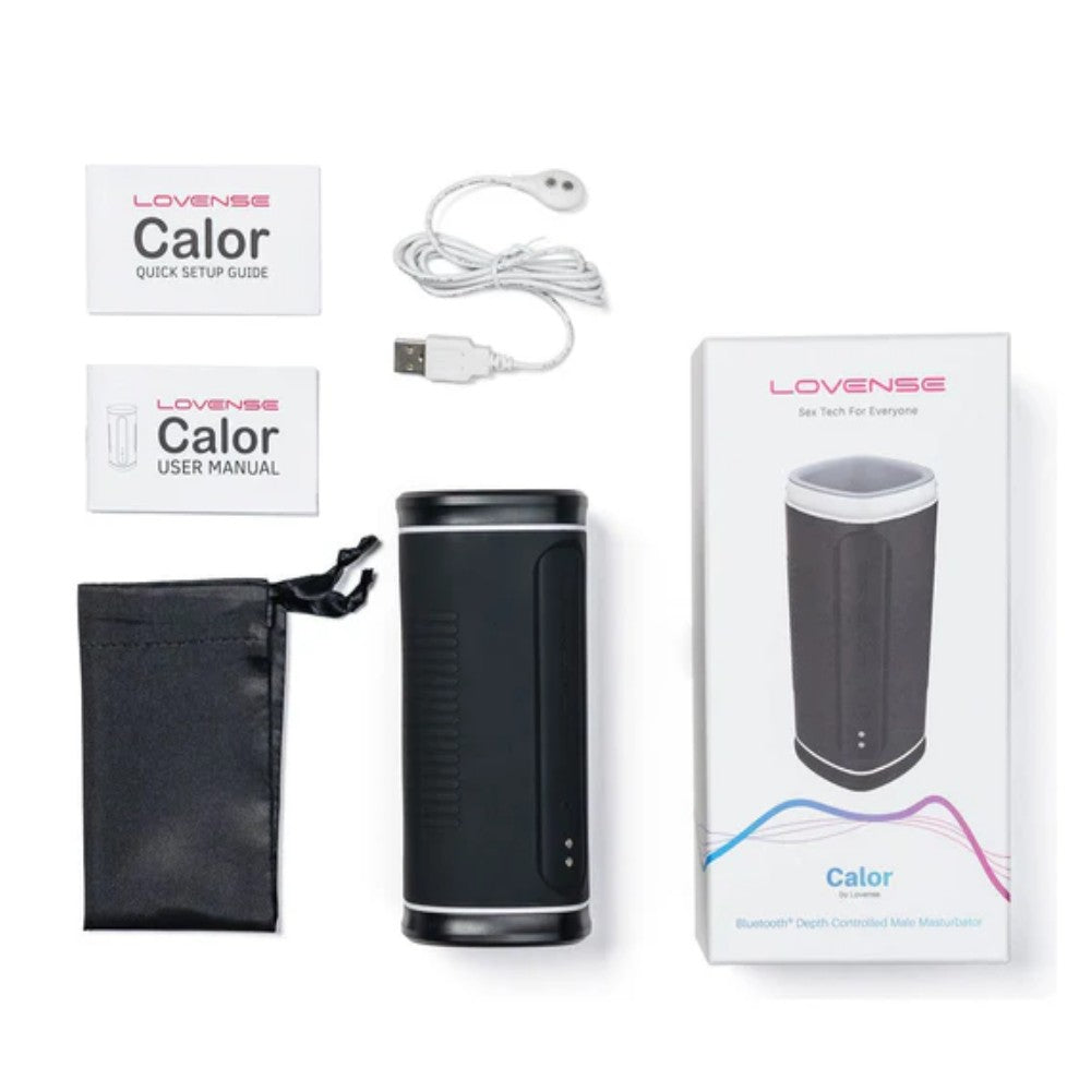 Lovense Calor Depth-Controlled Heating Male Telefon Kontrollü Masturbator