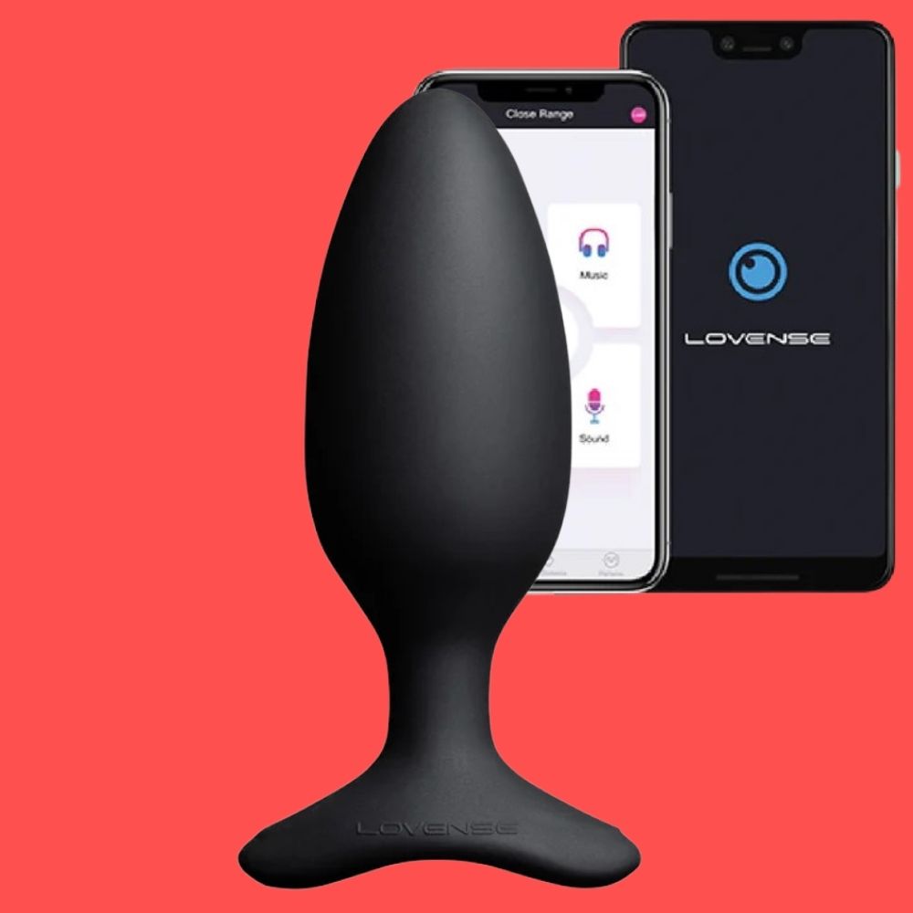 Lovense Hush 2 Medium 44 mm Telefon Kontrollü Titreşimli Anal Plug