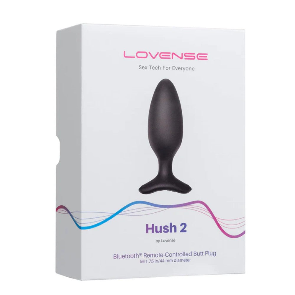 Lovense Hush 2 Medium 44 mm Telefon Kontrollü Titreşimli Anal Plug