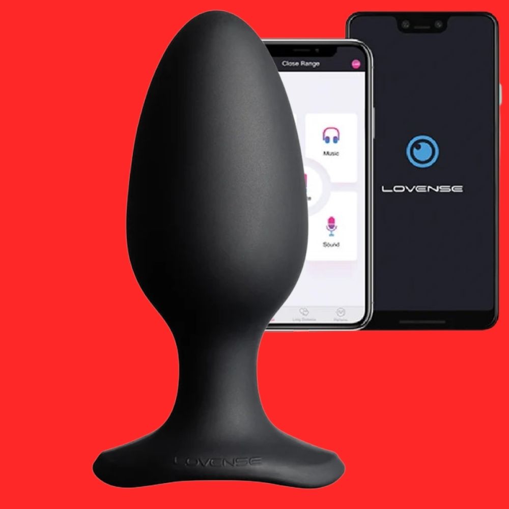 Lovense Hush 2 Large 57 mm Telefon Kontrollü Titreşimli Anal Plug