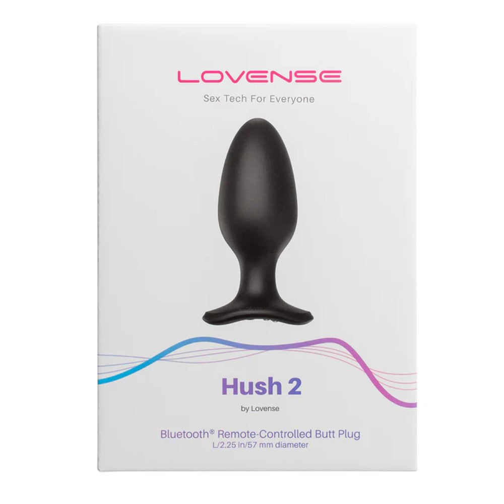Lovense Hush 2 Large 57 mm Telefon Kontrollü Titreşimli Anal Plug