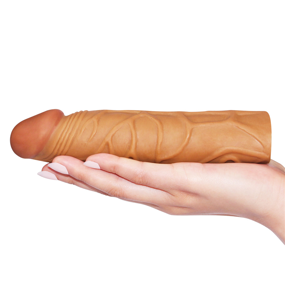 Lovetoy Add 1'' Pleasure X-Tender Realistik Penis Kılıfı LV1051B