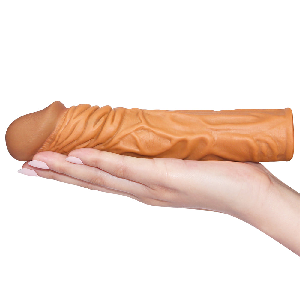 Lovetoy Add 2'' Pleasure X-Tender Melez Realistik Penis Kılıfı LV1052B
