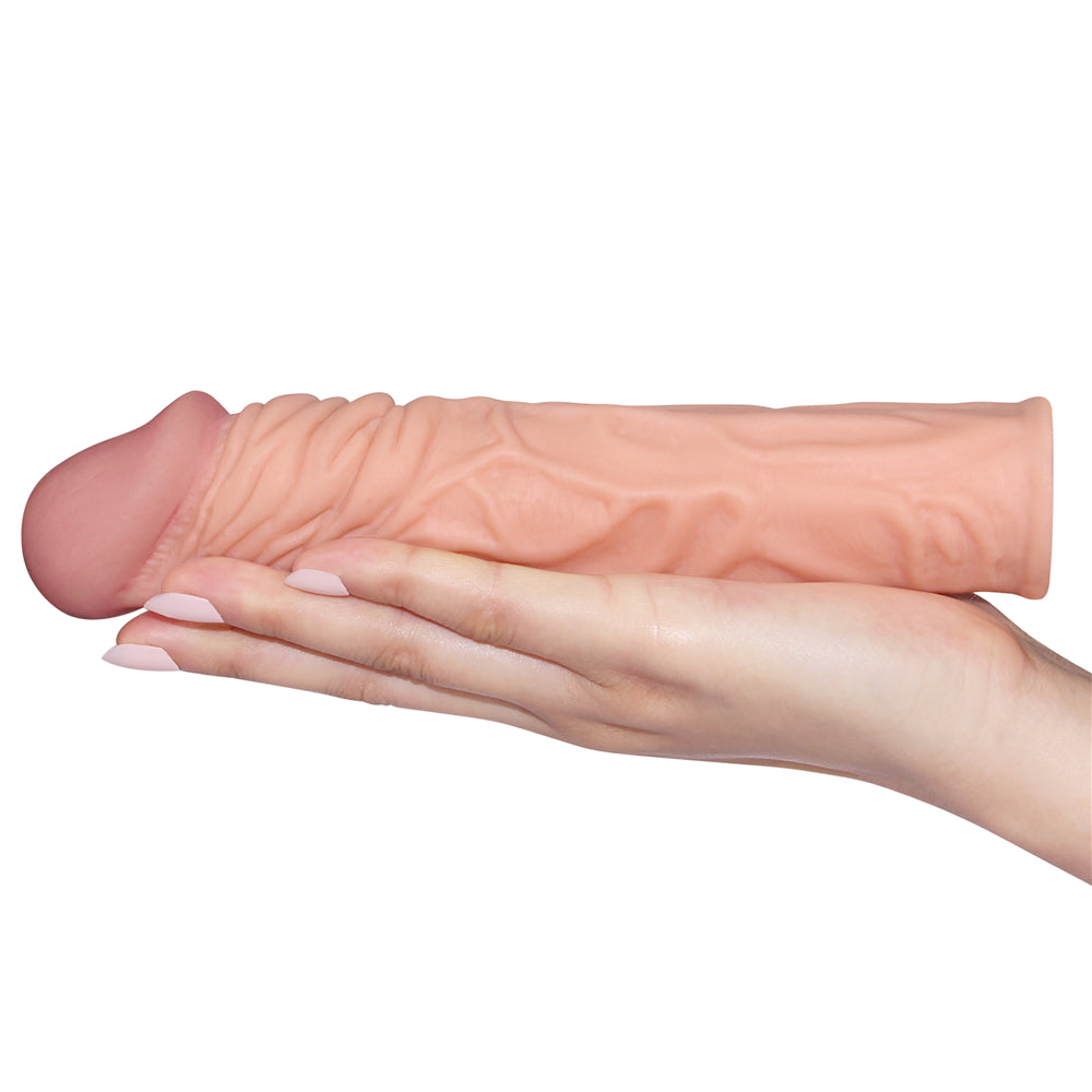 Lovetoy Add 2'' Pleasure X-Tender Melez Realistik Penis Kılıfı LV1052
