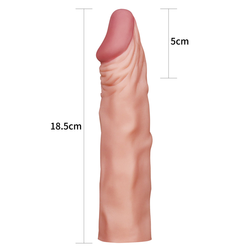 Lovetoy Add 2" Pleasure X-Tender Realistik Penis Kılıfı LV1053