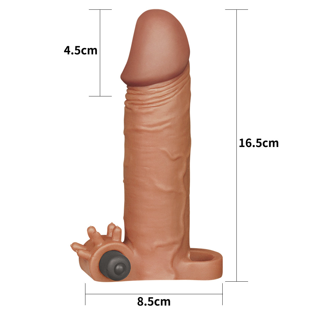 Lovetoy Add 2'' Pleasure X-Tender Vibrating Sleeve Titreşimli Penis Kılıfı LV1062B