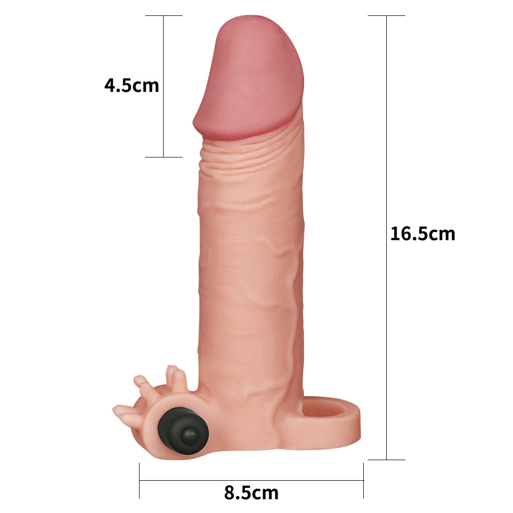 Lovetoy Add 2'' Pleasure X-Tender Vibrating Sleeve Titreşimli Penis Kılıfı LV1062