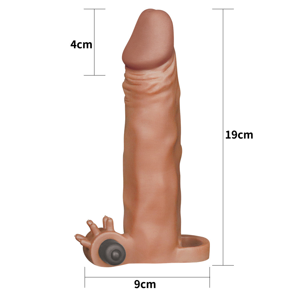 Lovetoy Pleasure X-Tender Vibrating Sleeve Titreşimli Penis Kılıfı LV1063B