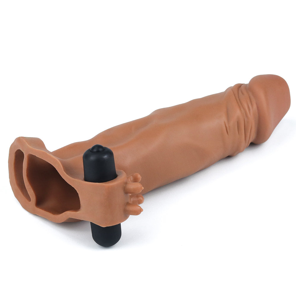 Lovetoy Pleasure X-Tender Vibrating Sleeve Titreşimli Penis Kılıfı LV1063B