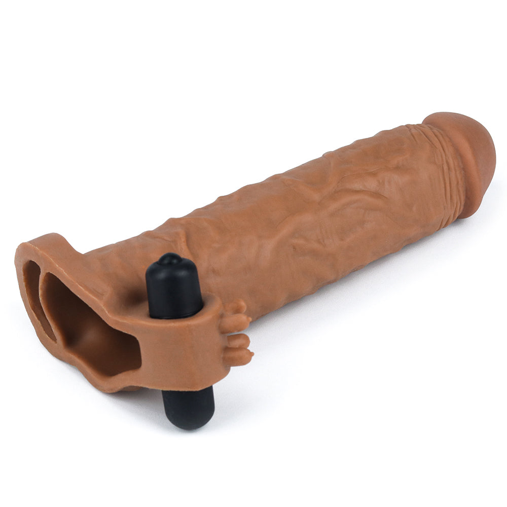 Lovetoy Add 2'' Pleasure X-Tender Vibrating Sleeve Titreşimli Penis Kılıfı LV1064B