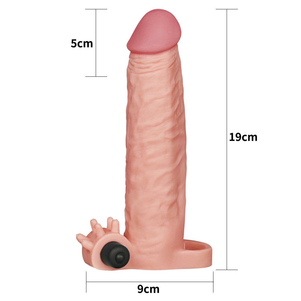 Lovetoy Add 2'' Pleasure X-Tender Vibrating Sleeve Titreşimli Penis Kılıfı LV1064