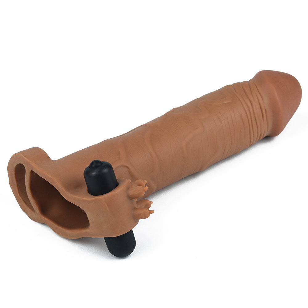 Lovetoy Add 3'' Pleasure X-Tender Vibrating Sleeve Titreşimli Penis Kılıfı LV1065B